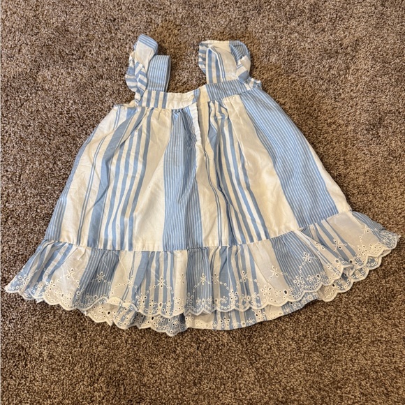 The Children's Place Blue and White Striped Dress - Picture 2 of 2
